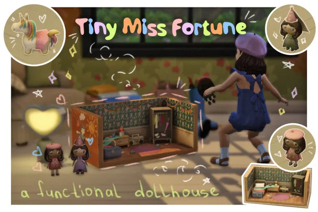 Vista previa de Tiny Miss Fortune（*＾-＾*） [a freebie!], construir y comprar de tamsiecc para Los Sims 4.