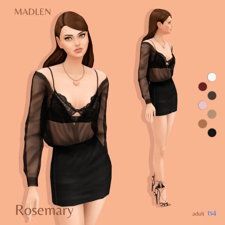 Vista previa de Took a while to make this gorgeous, ropa de madlensims para Los Sims 4.