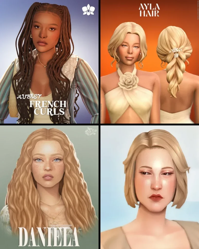 Top 5 cabellos modernos para mujeres en Los Sims 4