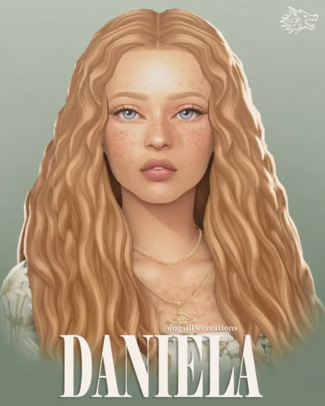 Aubrey French Curls (Free) juego base Compatible 24 EA Swatches Teen - Elder 56.4k Polygons Download de orchiona para Los Sims 4, imagen 3