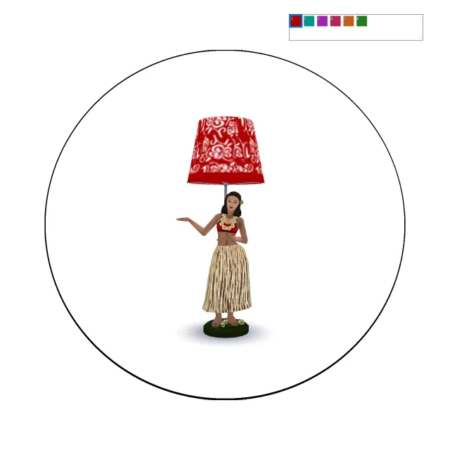 Vista previa de Ts2 to ts4 hula lamp [free] + summer cc, decoración de nocturne-vi para Los Sims 4.