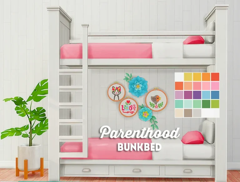 Vista previa de Ts4] Brohill Parenthood bunkbed - recolor, ropa de lina-cherie para Los Sims 4.