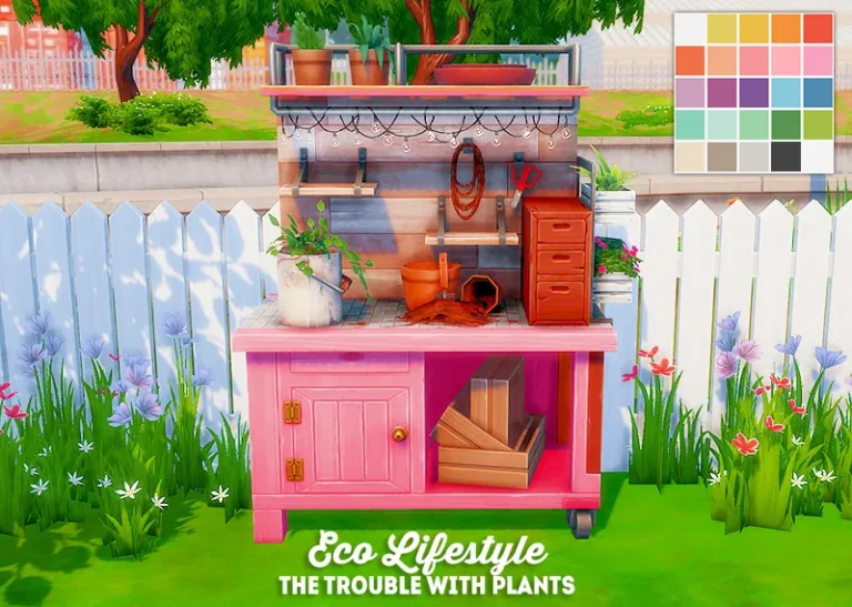 Vista previa de Ts4] Eco lifestyle - recolors, muebles de lina-cherie para Los Sims 4.