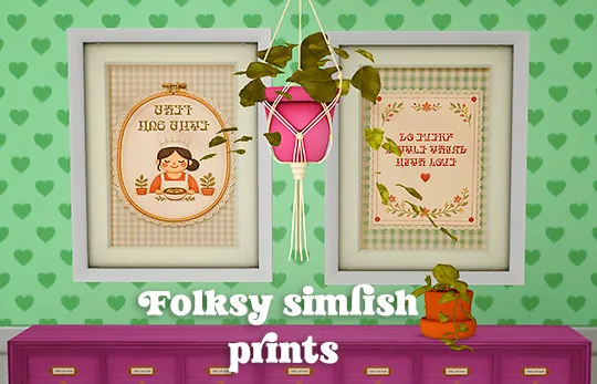 Vista previa de Ts4] folksy simlish prints, contenido personalizado de lina-cherie para Los Sims 4.