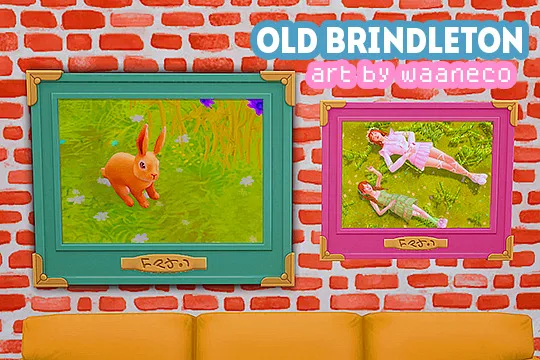 Vista previa de Ts4] Old Brindleton - art by Waaneco, mascotas de lina-cherie para Los Sims 4.