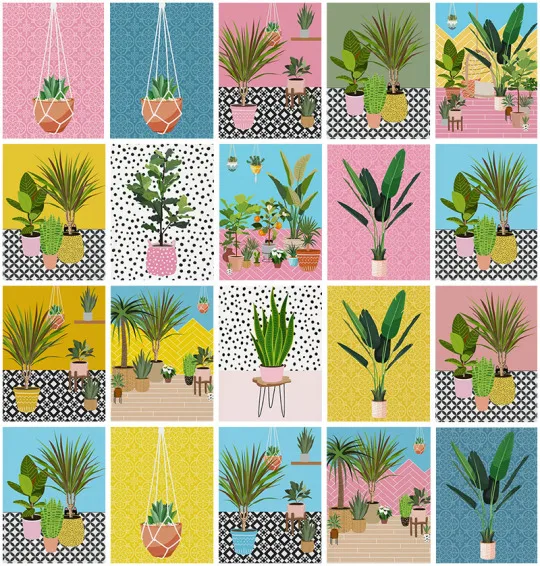 Vista previa de Ts4] petite plants frames, decoración de lina-cherie para Los Sims 4.