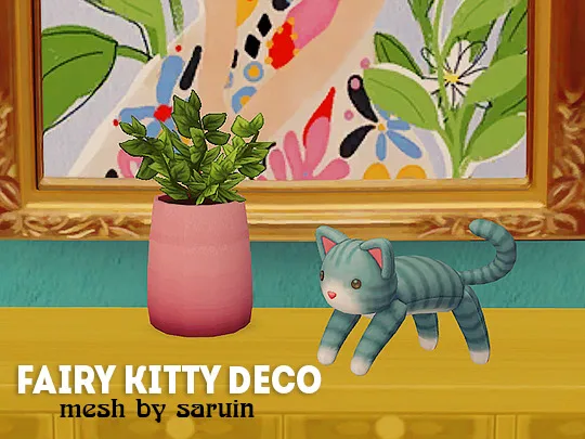 Vista previa de Ts4] saruin/moglikes fairy kitty, construir y comprar de lina-cherie para Los Sims 4.