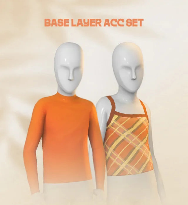 Vista previa de Various Child Base Layer Accessories Set, accesorios de its-adrienpastel para Los Sims 4.