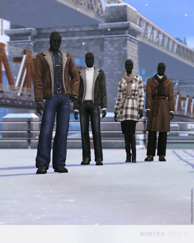 Vista previa de W i n t e r c i t y i i details faux fur, ropa de rustys-cc para Los Sims 4.