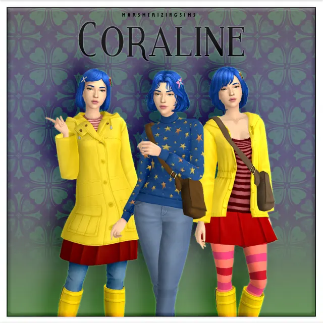 Vista previa de Coraline (Public Oct 24th), contenido personalizado de marsmerizing-sims para Los Sims 4.
