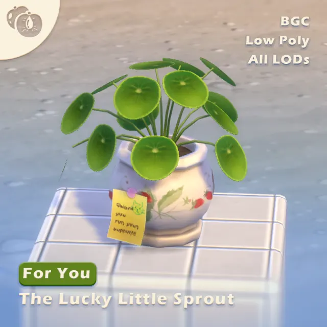 Vista previa de For you - The Lucky Sprout, decoración de sims-plumberry para Los Sims 4.