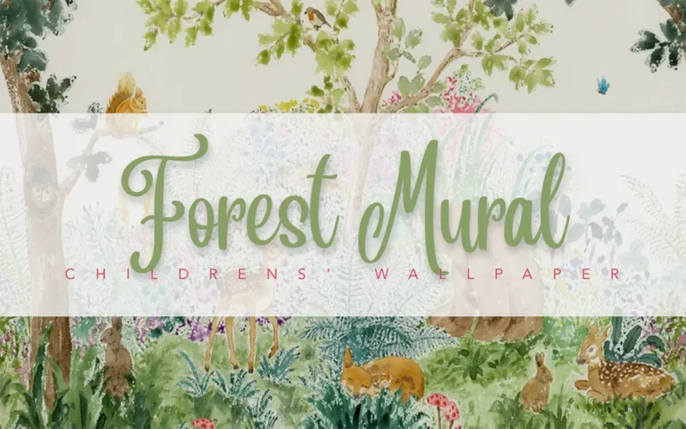 Vista previa de Forest Mural niños's Wallpaper, construir y comprar de simplistic-sims4 para Los Sims 4.