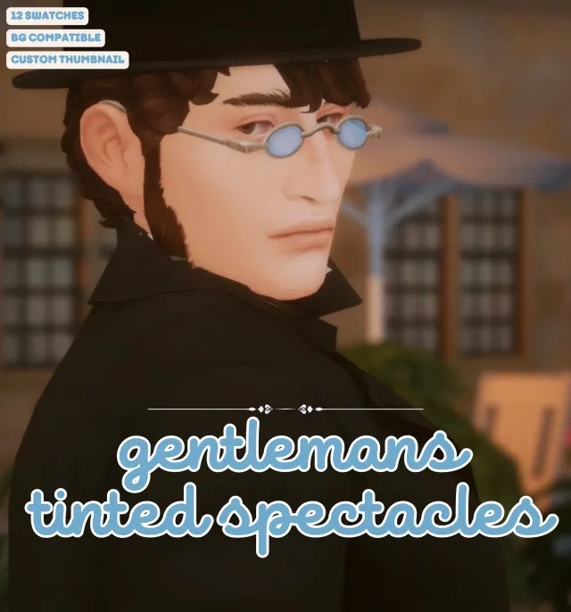 Vista previa de ౨ৎ . ݁˖ . ݁ glove recolours and spectacles, accesorios de earlgreycustard para Los Sims 4.