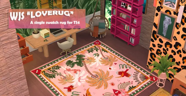 Alfombra personalizada para Los Sims 4