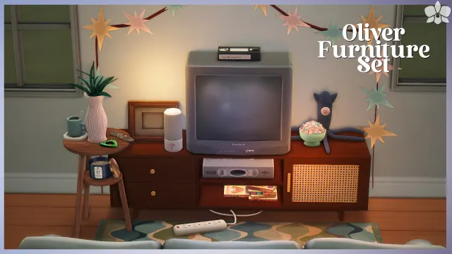 Vista previa de Oliver furniture set early access about this, muebles de orchiona para Los Sims 4.