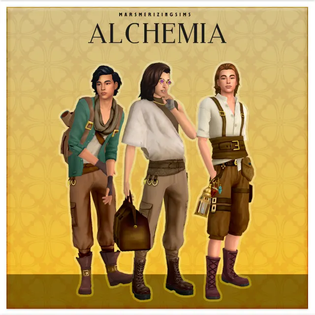 Alchemia: set de Marsmerizing Sims de marsmerizing-sims para Los Sims 4