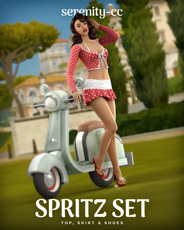 Vista previa de Spritz Set, ropa de serenity-cc para Los Sims 4.