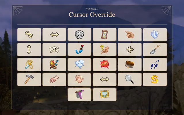 Vista previa de Ts4 Cursor Override | Spooky Edition, mods de nocturne-vi para Los Sims 4.