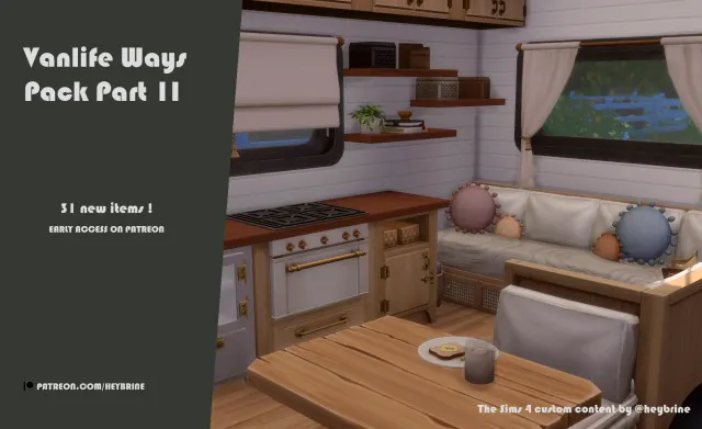 Vanlife Ways: pack, parte 2 para Los Sims 4